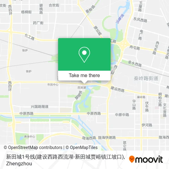 新田城1号线(建设西路西流湖-新田城贾峪镇江坡口) map