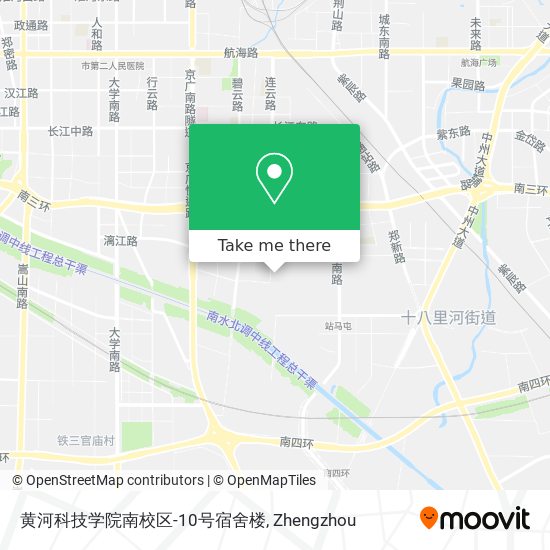 黄河科技学院南校区-10号宿舍楼 map