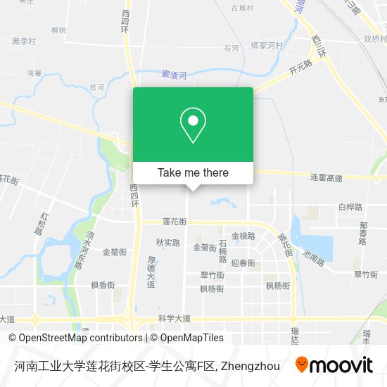 河南工业大学莲花街校区-学生公寓F区 map