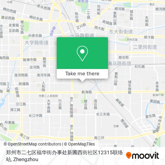 郑州市二七区福华街办事处新圃西街社区12315联络站 map