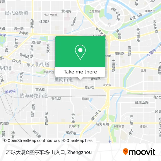 环球大厦C座停车场-出入口 map