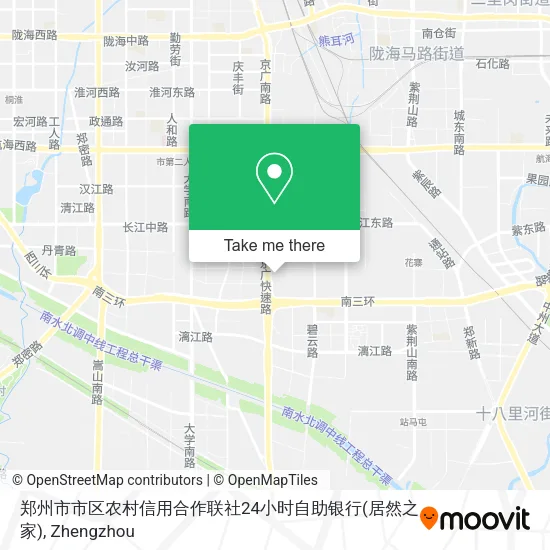 郑州市市区农村信用合作联社24小时自助银行(居然之家) map