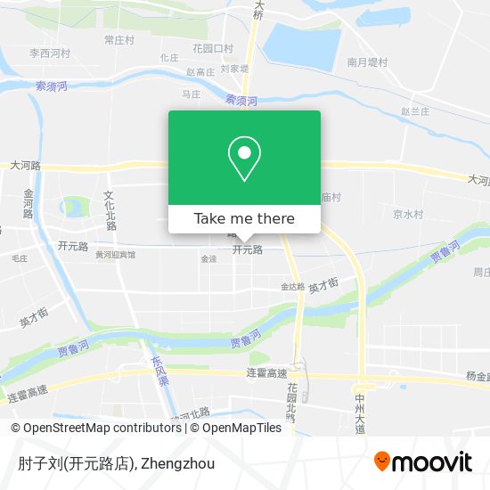 肘子刘(开元路店) map