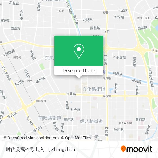 时代公寓-1号出入口 map