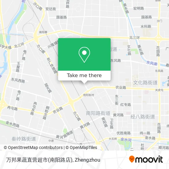 万邦果蔬直营超市(南阳路店) map