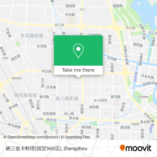 栖三低卡料理(国贸360店) map