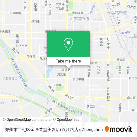 郑州市二七区金匠造型美发店(汉江路店) map