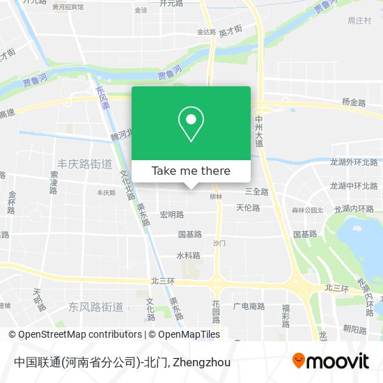 中国联通(河南省分公司)-北门 map