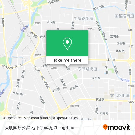 天明国际公寓-地下停车场 map