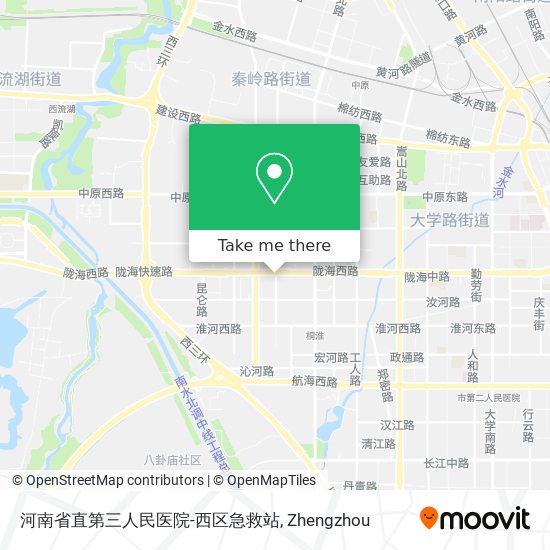 河南省直第三人民医院-西区急救站 map