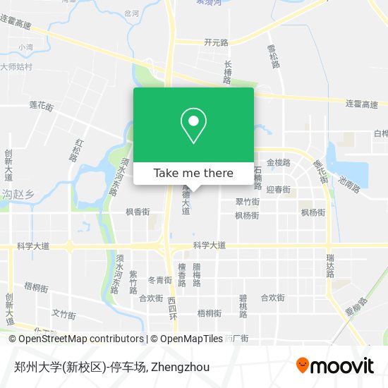 郑州大学(新校区)-停车场 map