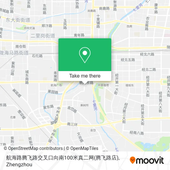 航海路腾飞路交叉口向南100米真二网(腾飞路店) map