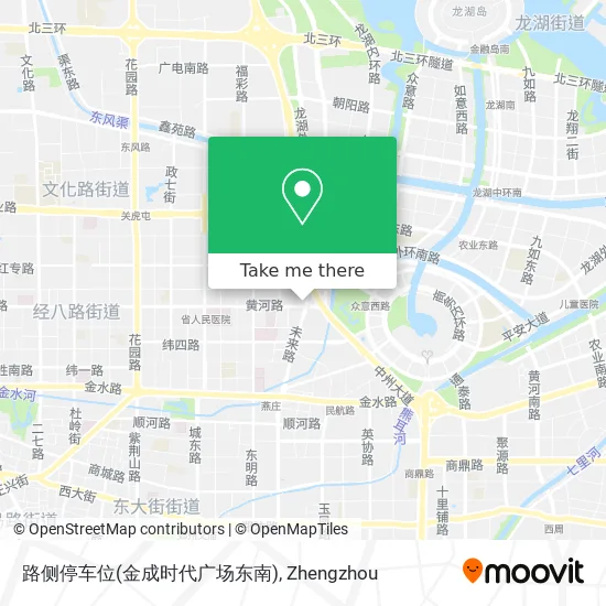 路侧停车位(金成时代广场东南) map