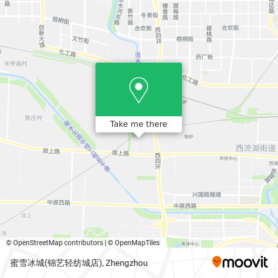 蜜雪冰城(锦艺轻纺城店) map
