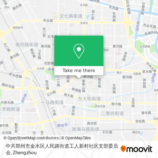 中共郑州市金水区人民路街道工人新村社区支部委员会 map