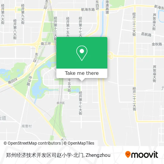 郑州经济技术开发区司赵小学-北门 map