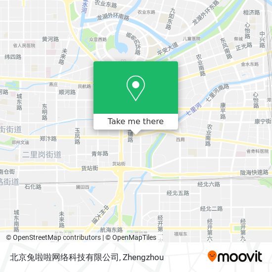 北京兔啦啦网络科技有限公司 map