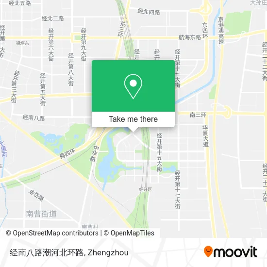 经南八路潮河北环路 map