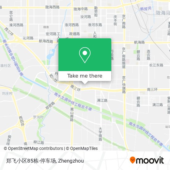郑飞小区85栋-停车场 map