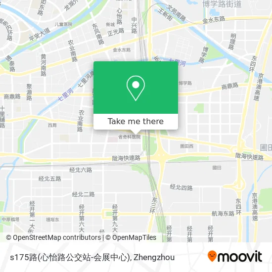 s175路(心怡路公交站-会展中心) map