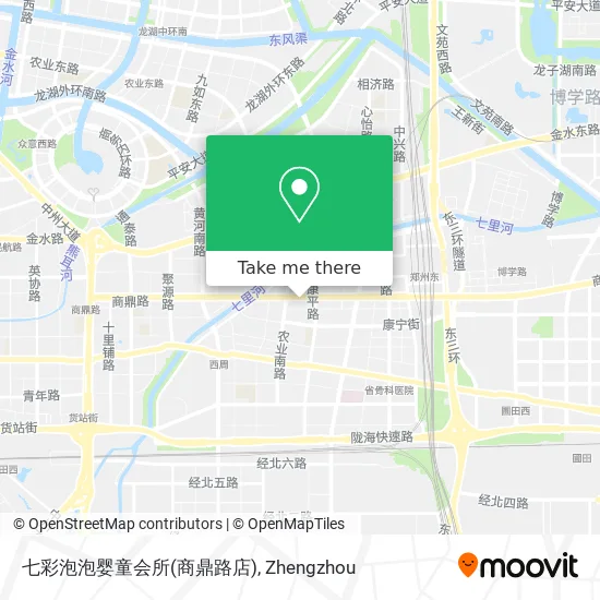 七彩泡泡婴童会所(商鼎路店) map
