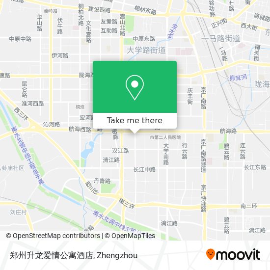 郑州升龙爱情公寓酒店 map