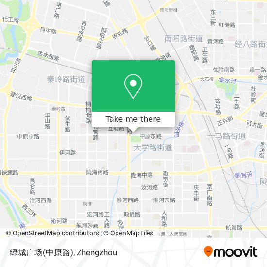 绿城广场(中原路) map