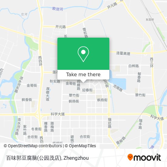 百味郭豆腐脑(公园茂店) map