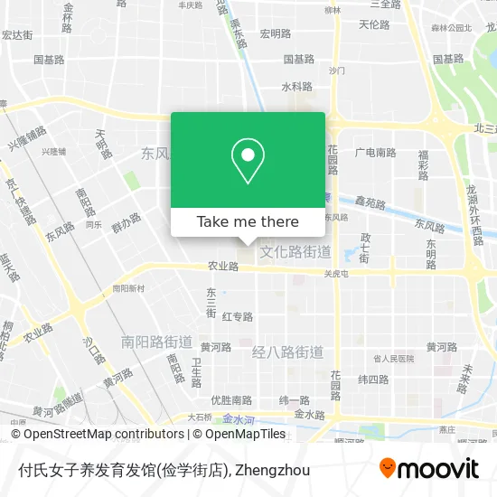 付氏女子养发育发馆(俭学街店) map