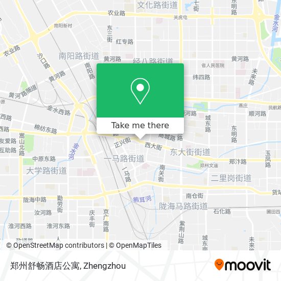 郑州舒畅酒店公寓 map