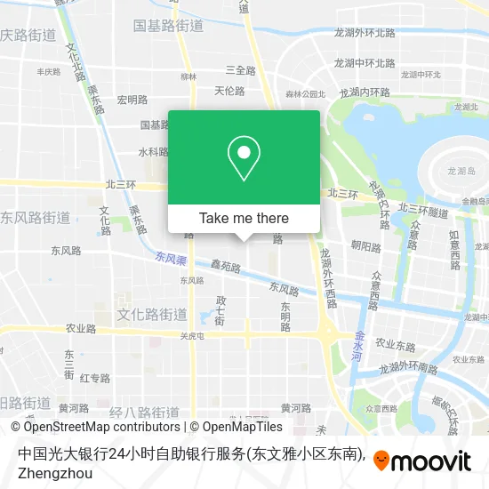 中国光大银行24小时自助银行服务(东文雅小区东南) map