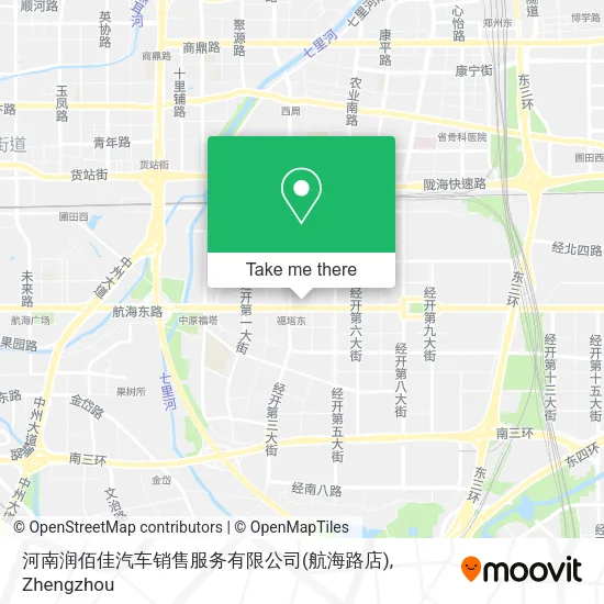 河南润佰佳汽车销售服务有限公司(航海路店) map
