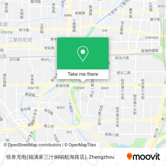 怪兽充电(福满家三汁焖锅航海路店) map