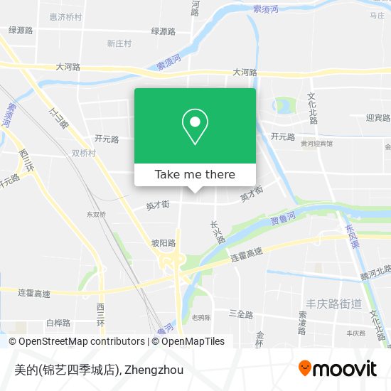 美的(锦艺四季城店) map