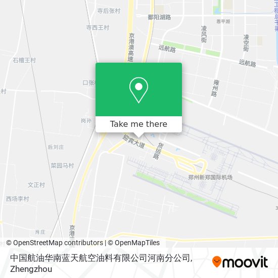中国航油华南蓝天航空油料有限公司河南分公司 map
