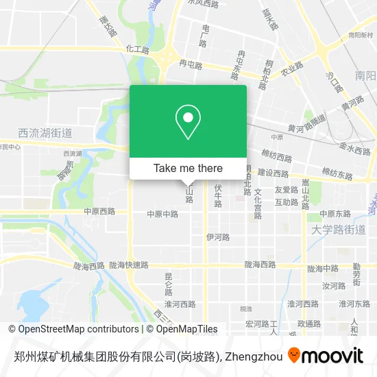 郑州煤矿机械集团股份有限公司(岗坡路) map