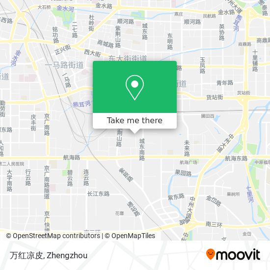 万红凉皮 map
