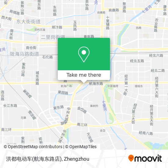 洪都电动车(航海东路店) map
