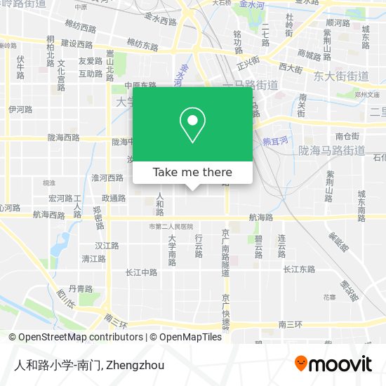 人和路小学-南门 map