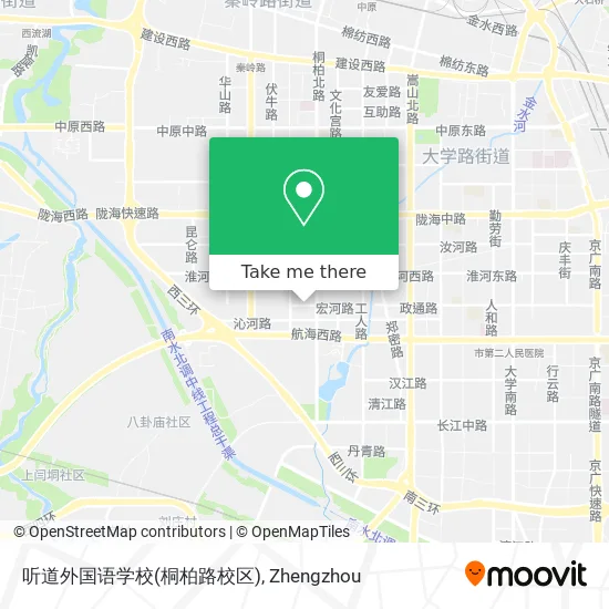 听道外国语学校(桐柏路校区) map
