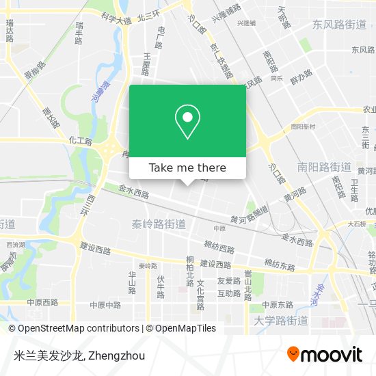 米兰美发沙龙 map