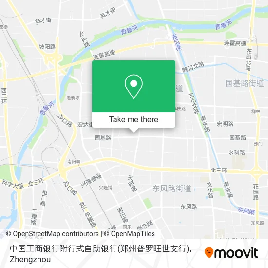 中国工商银行附行式自助银行(郑州普罗旺世支行) map