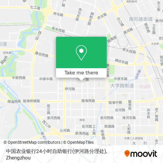 中国农业银行24小时自助银行(伊河路分理处) map