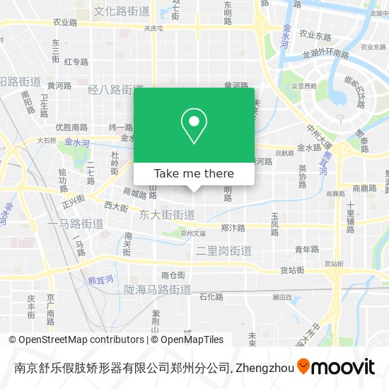 南京舒乐假肢矫形器有限公司郑州分公司 map