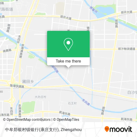 中牟郑银村镇银行(康庄支行) map