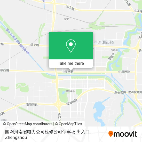 国网河南省电力公司检修公司停车场-出入口 map