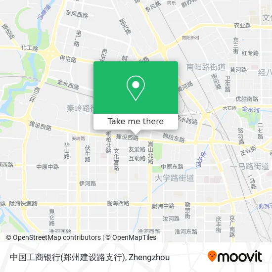 中国工商银行(郑州建设路支行) map