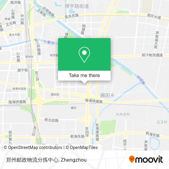 郑州邮政物流分拣中心 map