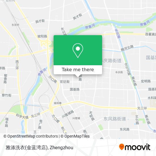 雅涤洗衣(金蓝湾店) map