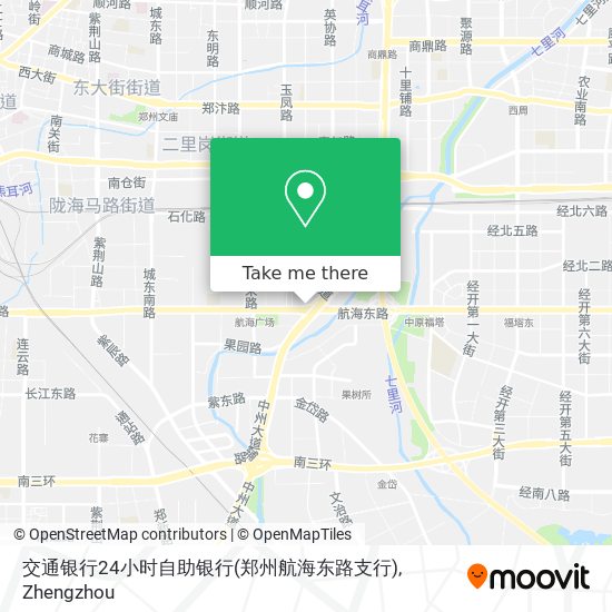 交通银行24小时自助银行(郑州航海东路支行) map